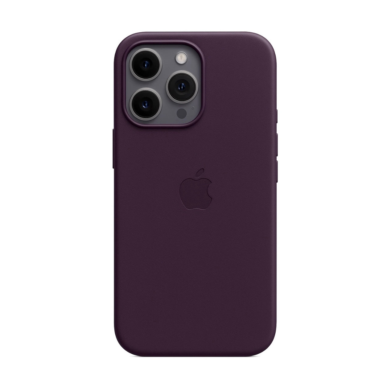Leather case with MagSafe - Dark Cherry